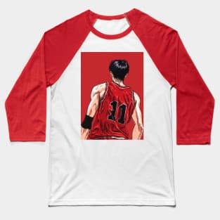 Slam Dunk Kaede Rukawa vector Baseball T-Shirt